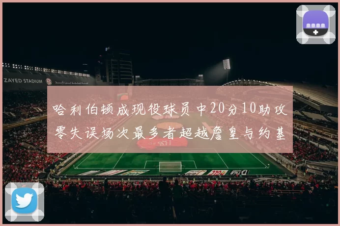 哈利伯顿成现役球员中20分10助攻零失误场次最多者超越詹皇与约基奇